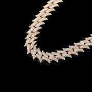 16mm Horned Curb Cuban Link Chain