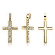 Diamond Inset Cross Chain