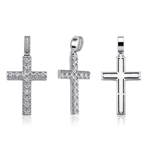 Diamond Inset Cross Chain